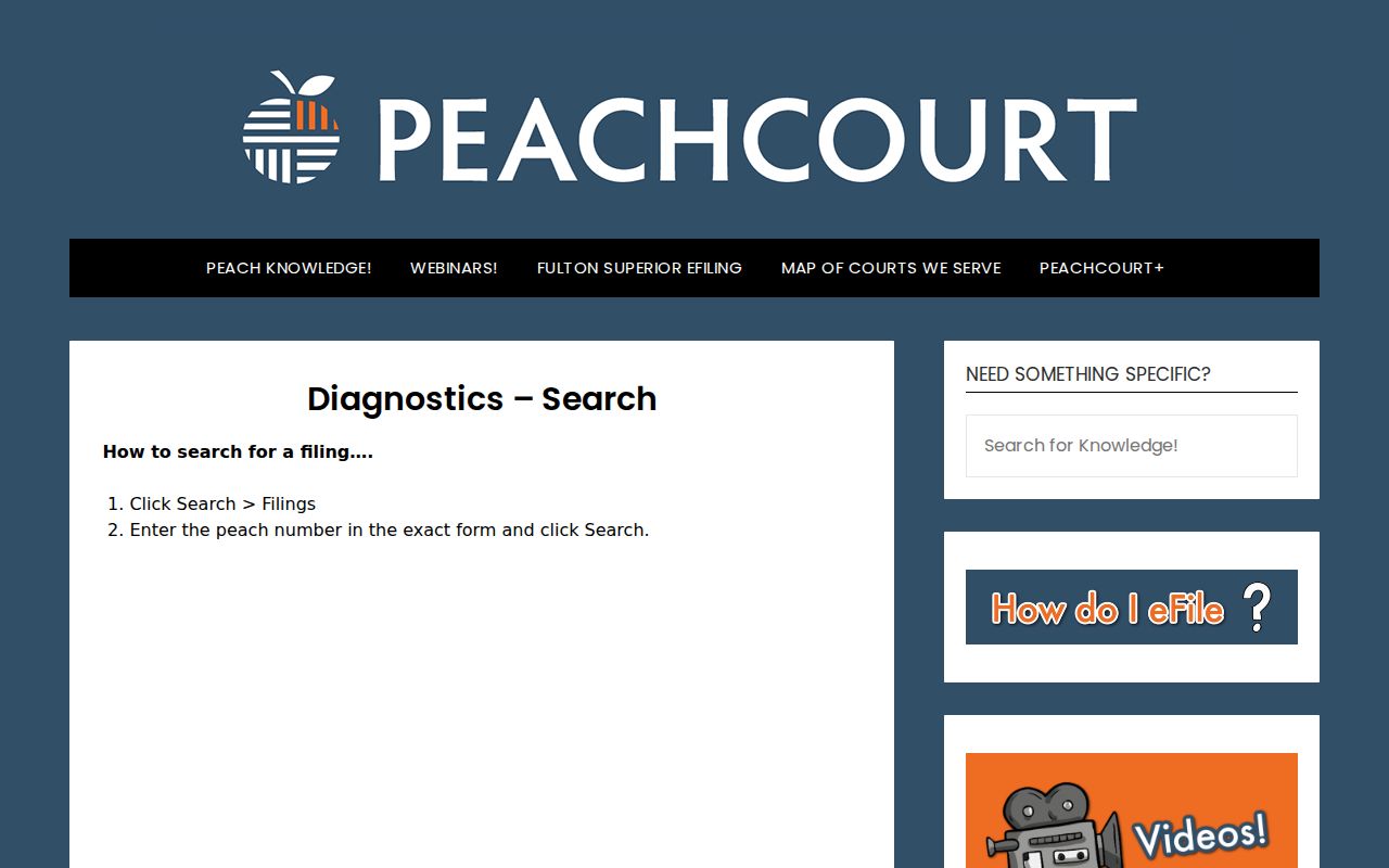 Clay County Case Lookup PeachCourt search support