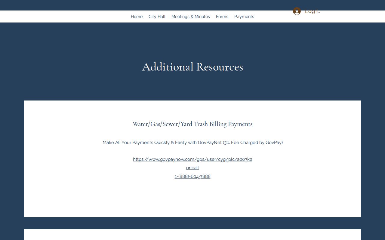 Fort Gaines municipal traffic docket citation billing and GovPayNet resource